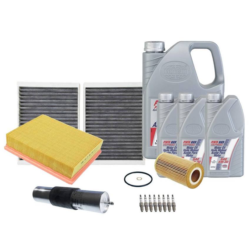 BMW Ignition Tune-Up Kit (5W-30) (8 Liter) (High Performance) 64312207985 - eEuroparts Kit 3086375KIT